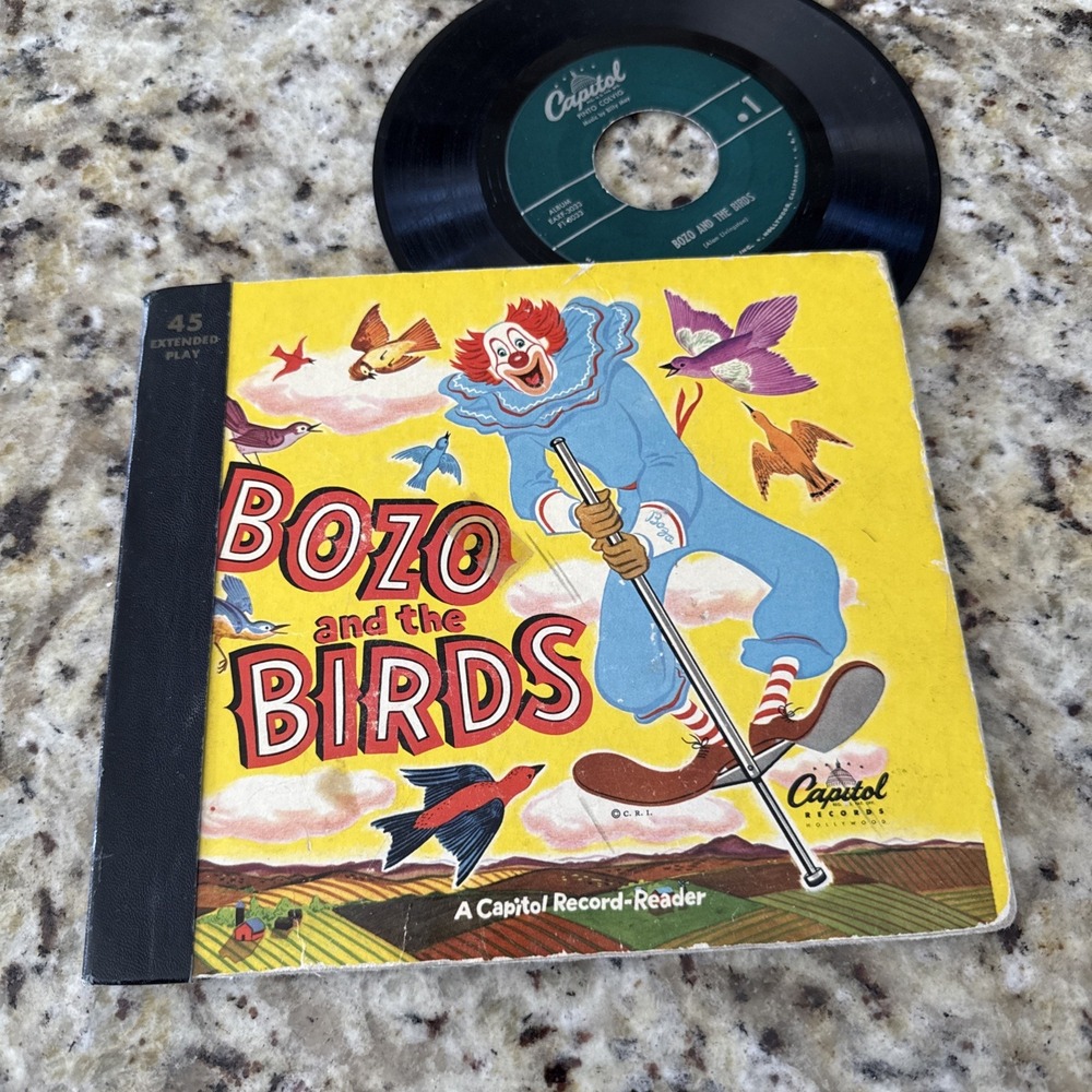 Bozo and the Birds Book and Record 45EP. Capitol Records. 4798